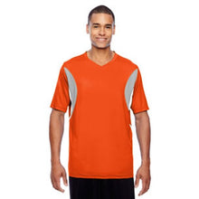 Load image into Gallery viewer, Team 365  Men's Jersey TT10, Antimicrobial Moisture Wicking Orange Varied Sizes
