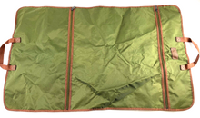 Load image into Gallery viewer, Ossington Garment Bag, Ballistic Nylon w/Leather elements, 39" x 23" Olive Green
