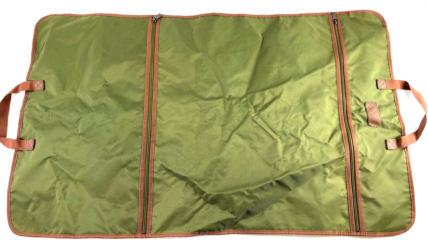 Ossington Garment Bag, Ballistic Nylon w/Leather elements, 39