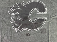 Load image into Gallery viewer, NHL Calgary Flames Hockey Men's Licensed Screen Print T-Shirt, Gray, Big &amp; Tall
