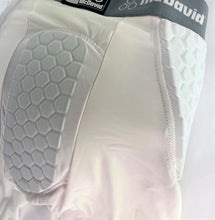 Load image into Gallery viewer, McDavid Girdle 755T Pro 2-Pocket Football Compression Shorts w/Hex Pads White
