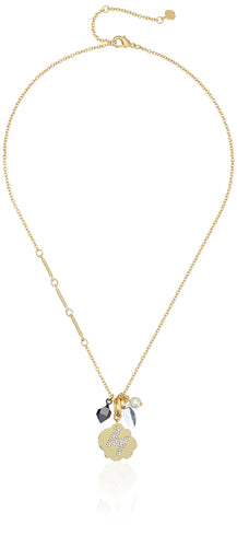 Fragments Lightening Pave Multi Charms Necklace, 19