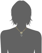 Load image into Gallery viewer, Fragments Crystal Toggle Front Necklace, 16"
