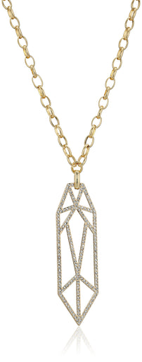 Fragments Crystal Tassel Necklace, 30