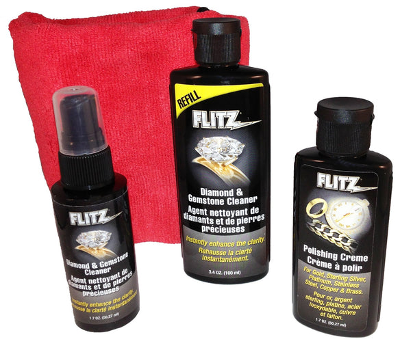 Flitz Jewelry Care Kit At Home Jewelry Cleaning Kit