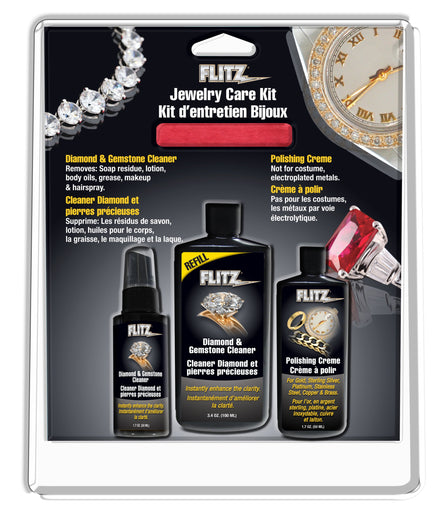 Flitz Jewelry Care Kit At Home Jewelry Cleaning Kit