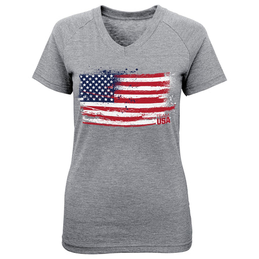 Team USA USOC Women's Spark Flag Short Sleeve Tee