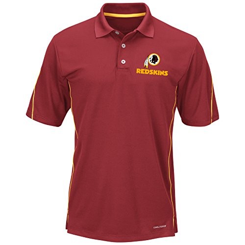 NFL Washington Redskins Unisex Poly fleece Track Jacket, Maroon