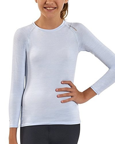 Tommie Copper Girls Core Long Sleeve Raglan Crew Tee Shirt