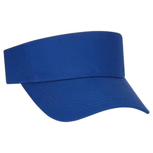 Lot of 50 Lids Visors - Adjustable Sun Visor Caps Hats for Resale/Branding Unisex - Royal Blue
