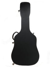 Load image into Gallery viewer, Hardshell Guitar Case for 6 or 12 Strings Acoustic Classical Dreadnought Black Heavy Duty Plush Lining
