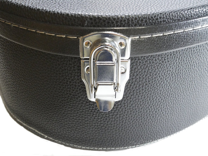 Hardshell Guitar Case for 6 or 12 Strings Acoustic Classical Dreadnought Black Heavy Duty Plush Lining