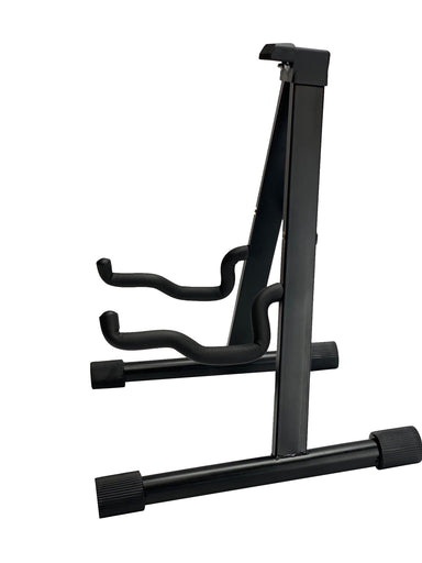 GUITAR STAND A-Frame Design - Black Heavy Duty Padded Folding MODERN DISPLAY New