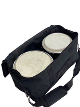Load image into Gallery viewer, Zenison Bongo Drum Gig Bag 7+8" Deluxe Interior Padding Carrying Strap &amp; Handle
