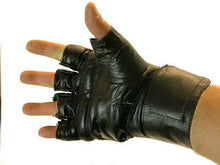 Load image into Gallery viewer, OPEN BOX Top Ring Leather Heavy Bag Training Fingerless Sparing MMA Gloves XL
