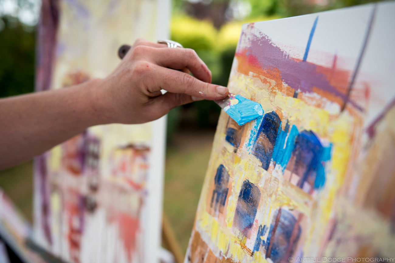 Professional 12 Piece Artist Palette Knife Set for Oil Paint, Natural Wood, New