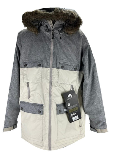 EIRA Men's Civilian Parka, Chamois/Grey Melange, Large