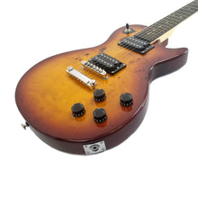 Load image into Gallery viewer, Classic Electric Guitar Exotic Burled Maple with Smooth Finish Sunburst Tobacco
