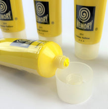 Load image into Gallery viewer, Set of 5 Yellow Acrylic Paint Tubes 120mls Professional Artist Paint Set, Lemon
