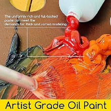 Load image into Gallery viewer, Scarlet Red Oil Paint, Artist Quality Color 205, 200 ml Tube, ASTM D4236
