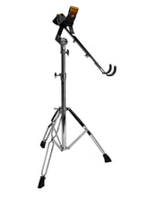 Load image into Gallery viewer, Double Braced Djembe Drum Stand - Chrome
