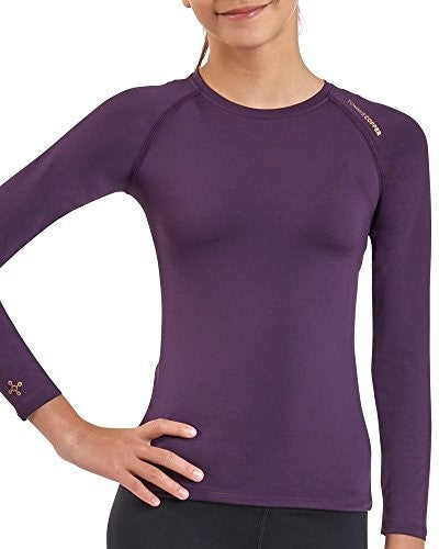 Tommie Copper Girls Core Long Sleeve Raglan Crew Tee Shirt