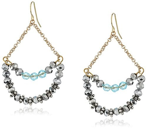 Leslie Danzis Delicate Beaded Chandelier Earring