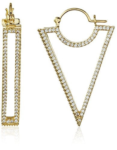 nOir 14K Gold-Plated Disco Inferno Earrings