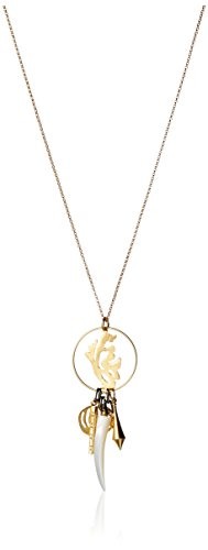 Wendy Mink Gold Charm Pendant Necklace