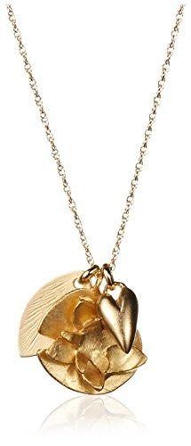 Wendy Mink Gold Charm Pendant Necklace