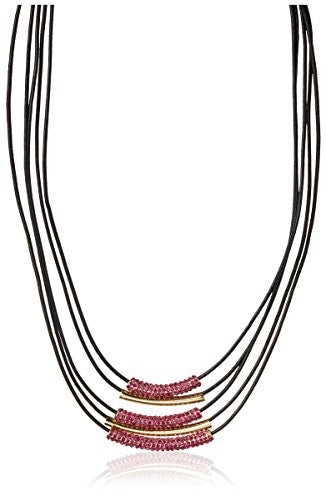 Cohesive Jewels Triple Strand Cord Necklace
