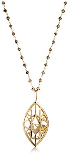 Fragments Cage Diamond-Shaped Pendant Necklace