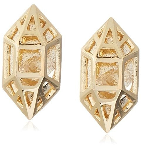Fragments Caged Crystal Stud