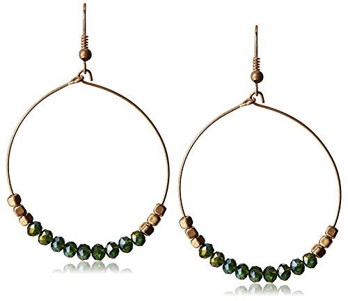 Gemelli Glitter Hoop, Green
