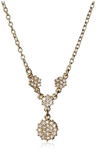 Fragments Pave Floral Necklace