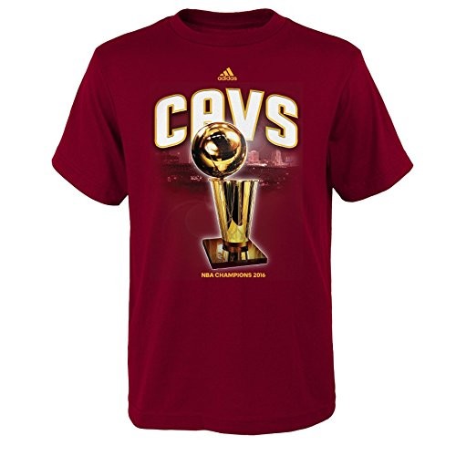 NBA Cleveland Cavaliers City Lights Champions Tee, X-Large, Collegiate Burgundy