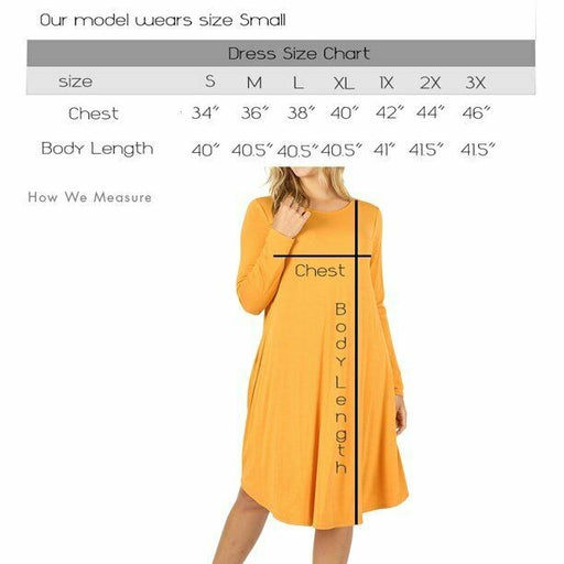 AuroKer Casual Loose Swing T-Shirt Dress for Women