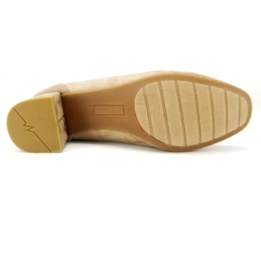 Mountain Sole, Women's Madyn Elastic Ankle Strap Pumps, Back Zipper Secure Fit