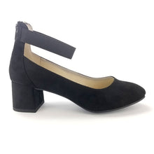 Load image into Gallery viewer, Mountain Sole, Women's Madyn Elastic Ankle Strap Pumps, Back Zipper Secure Fit
