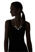 Load image into Gallery viewer, Tova Antique Gold Gentle Petal Necklace
