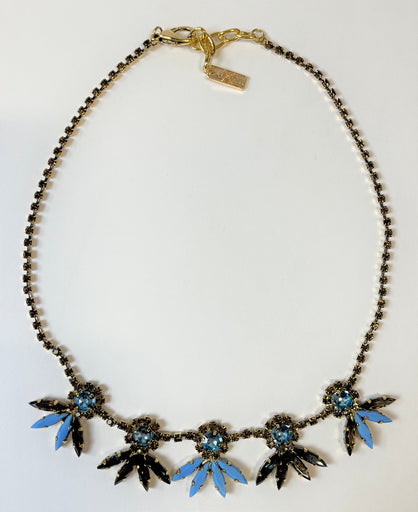 Tova Antique Gold Gentle Petal Necklace