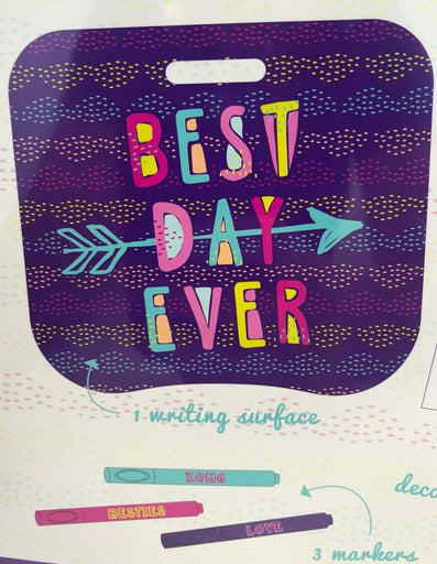 Best Day Ever Owl & Fox Jumbo Stationary 16 Piece Set with Accessories
