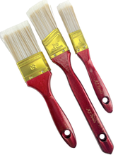 Load image into Gallery viewer, 3 Piece Heavy Duty Paint Brush Set - AJ Tools Professional Series 2&quot;,1.5&quot; &amp; 1&quot;
