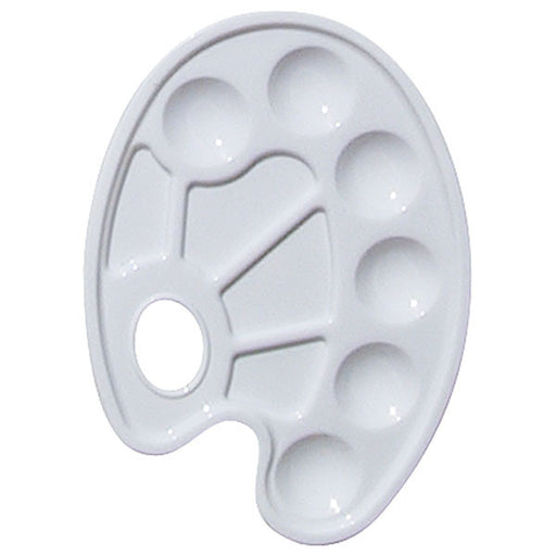 Artist Plastic Palette, Paint Mixing Oil, Acrylic, Watercolor, 10 Section Tray