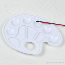 Load image into Gallery viewer, Artist Plastic Palette, Paint Mixing Oil, Acrylic, Watercolor, 10 Section Tray
