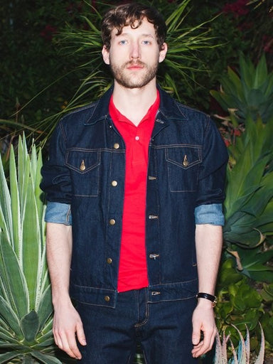 American Apparel Dark Wash Denim Jacket, 2X-Small, X-Small, Large - RSAND401W