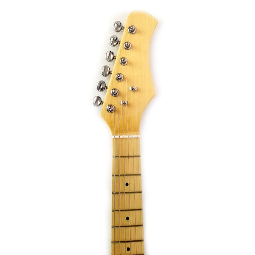 Kids 30 Inch Electric Guitar Combo, 5W Amp Loudspeaker, Solid Wood Body, Color: Red