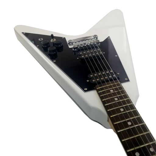 Electric Guitar 6 String Solid Wood Body Bolt on Neck ROCK METAL Style White