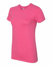 Load image into Gallery viewer, American Apparel 2102W 100% Cotton Women's Fine Jersey T-Shirt Fuchsia Large

