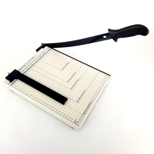 A4 Guillotine Paper Cutter with Metal Base, (12